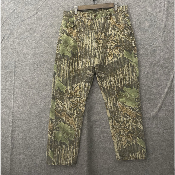 Duxbak Camo Jeans Mens 32 x 29 Realtree‎ Hunting Made in USA - SIZE NOTE - Picture 1 of 9
